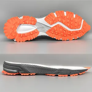 Lage Moq Custom Tpr Mannen En Vrouwen Antislip Grote Maat Sport Running Zolen Custom Sneaker Zolen