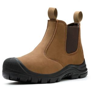 Chaussures de sécurité pour hommes en daim avec embout en acier, respirantes, à enfiler, décontractées, tendance, pour le travail, motif floral - Product Image 4