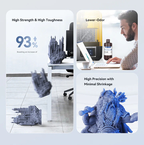 Résine pour <span class=keywords><strong>imprimante</strong></span> 3D <span class=keywords><strong>ANYCUBIC</strong></span>, résine standard 8K V2 améliorée, résine d'impression 3D haute précision pour toutes les imprimantes 3D à résine LCD - Product Image 5