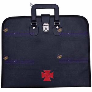 Mayorista Masonic Knight Templar Provincial Fundas de archivos de cuero con mango duro Premium Quality File Case Proveedor - Product Image 1