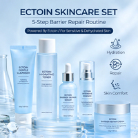 Coffret de Soins à l'Ectoïne Marque Blanche – Soin Hydratant Coréen pour la Barrière Cutanée et Routine de Soins du Visage