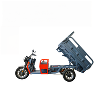 Tricycle cargo électrique 2000W à 3 roues, carrosserie ouverte, pour adultes, pneus larges, Tuk Tuk, vélo cargo électrique