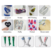 Chaussettes unisexes fantaisie à faible MOQ, personnalisables avec logo, pour hommes et femmes, motif jacquard coloré et amusant, style mode, chaussettes montantes ou courtes.