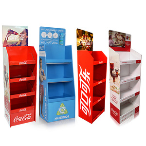 Tùy chỉnh Pop tầng cửa hàng bán lẻ sản phẩm hiển thị đơn vị đứng <span class=keywords><strong>fsdu</strong></span> các tông sóng kẹo thực phẩm đồ uống các tông hiển thị giá - Product Image 1