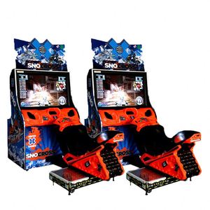 Machine de course de voitures sur neige pour enfants, équipement de jeu d'arcade, jeu de simulation de course à monnayeur pour un joueur - Product Image 3