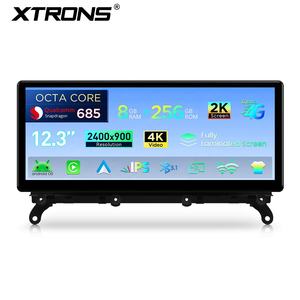 XTRONS Pantalla para Auto Android de 12.3 Pulgadas, 8+256 GB, Pantalla 2K, Qualcomm Snapdragon 685, Actualización para BMW X3 F25/X4 F26 (2016-2018) Sistema EVO - Product Image 6