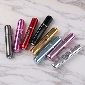 Atomizador de Perfume de Aluminio Recargable Profesional de Lujo de 5 ml, Botella Atomizadora de Viaje para Micro Colonia, para Aceite Esencial - Product Image 3