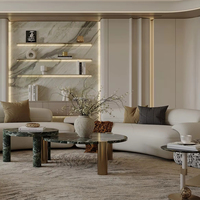Service de design d'intérieur clé en main pour villa de luxe, rendu 3D personnalisé, planification CAO, rénovation complète de l'espace pour résidence