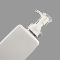 Bouteille en plastique carrée PET de 300 ml, 400 ml, 500 ml, flacon de shampooing, gel douche, détergent à lessive de qualité supérieure