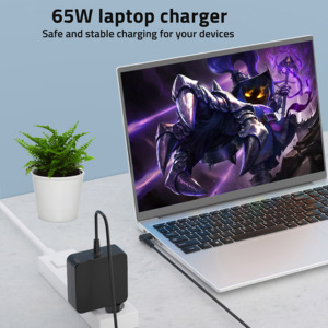 Nuevo Adaptador Universal para Portátil Anthy de Carga Rápida de 65 W, 20 V, 3,25 A, Enchufe Europeo de 4,0 x 1,7 mm, <span class=keywords><strong>Mini</strong></span> <span class=keywords><strong>Cargador</strong></span> Portátil para Lenovo - Product Image 2