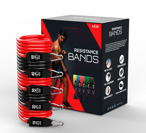 Juego <span class=keywords><strong>de</strong></span> bandas ajustables para ejercicio, con <span class=keywords><strong>barra</strong></span> <span class=keywords><strong>de</strong></span> resistencia, con <span class=keywords><strong>barra</strong></span> <span class=keywords><strong>de</strong></span> Pilates, la mejor calidad - Product Image 2