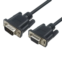 Cable Serial RS232 DB9 Macho a Hembra, Cable de Extensión D-Sub para Módem e Impresora, 1M