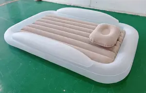 Inflatable Travel Flocked Air Bed For Children