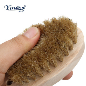 Cepillo para zapatos Yinste ovalado de madera maciza con cerdas de cerdo para cuidado de enfermería 803273 - Product Image 2