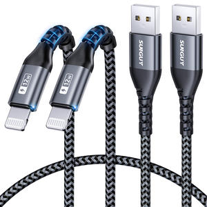 Cable USB de Carga Rápida SUNGUY Tipo A, Trenzado de Nailon, 2m, con Conector Tipo-C, Ecológico, Garantía de 3 Años, Precio de Fábrica - Product Image 4
