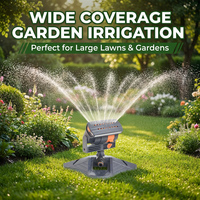 Arroseur oscillant automatique, pour l'irrigation des pelouses de jardin, l'entretien des poutres de toit, des jardins, des fleurs et des espaces verts