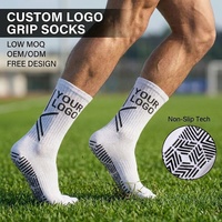 Chaussettes de sport personnalisées en gros avec logo, respirantes, antidérapantes, pour activités de plein air et football