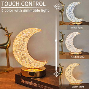 <span class=keywords><strong>Lampada</strong></span> da Tavolo Decorativa con <span class=keywords><strong>Stelle</strong></span> e Luna, Luce <span class=keywords><strong>Notturna</strong></span> Tattile a Tre Colori, Piccola <span class=keywords><strong>Lampada</strong></span> da Tavolo - Product Image 3