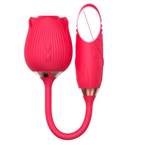 Vibrador de Rosa al por Mayor OEM para Mujeres, Estimulador de Clítoris y Pezones, Succión de Clítoris, Vibrador de Rosa, Juguetes Sexuales, Masturbación Femenina - Product Image 1