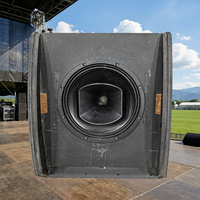 Haut-parleur coaxial LS3 de 12 pouces, 250W/400W, impédance 8 ohms, connectivité XLR/Speakon, boîtier en bois, sur pied