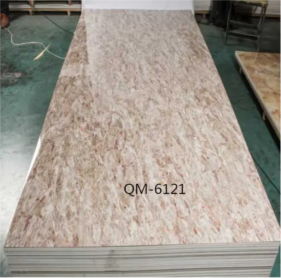 אחרים לוחות שיש אלטרנטיבי 1220X2800mm PVC השיש קיר לוח עבור פנים קישוט