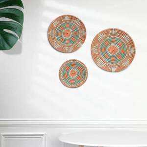 Boho Art 3 Set Bol Ensembles Décoration Murale Suspendus Nordique Bois Garçons Rond Plante Cintre Macramé Décoration en Corde Garde-Manger <span class=keywords><strong>Table</strong></span> Moderne - Product Image 1