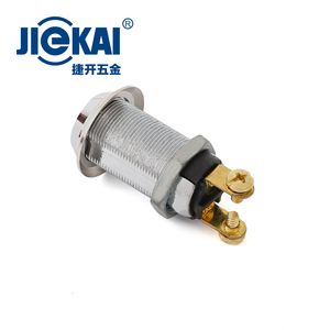 Jk203 Momentary Spring-Reset vít thiết bị đầu cuối Chicago phong cách Key Switch <span class=keywords><strong>Lock</strong></span> với 2 phím cho điện thoại - Product Image 2