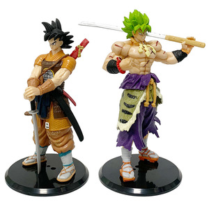 2 estilos 20cm dragón DBZ Son Goku Broli Anime figura modelo Kawaii escritorio decoración muñeca juguetes regalos de navidad - Product Image 2