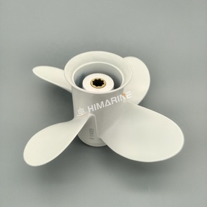 Hélice en aluminium à 4 pales 4X 9 1/4 X 9 pour <span class=keywords><strong>moteur</strong></span> hors-bord <span class=keywords><strong>Honda</strong></span>, <span class=keywords><strong>moteur</strong></span> de <span class=keywords><strong>bateau</strong></span>, hélice droite 58134-Zv4-009AH - Product Image 2