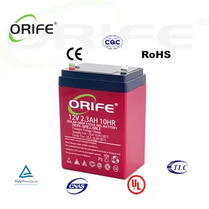 ORIFE benutzer definierte wartungsfreie versiegelte Blei-Säure-Batterie 12v 2.3ah für Schweiß gerät tragbar