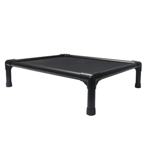 Cama para mascotas duradera y personalizada, cama elevada masticable respetuosa con el medio ambiente para perros, cama para perros con marco de aluminio negro - Product Image 6