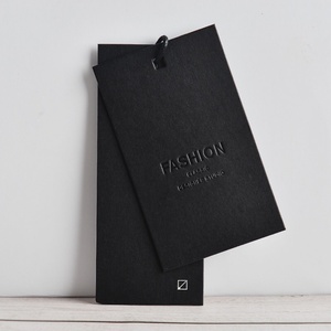 Etiquetas de Papel Personalizadas para Ropa, con Impresión UV, Serigrafía, Relieve y Lámina, para Jeans y Prendas - Product Image 3