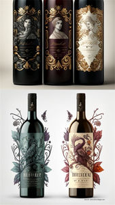 Étiquettes d'alcool personnalisées haut de gamme-Autocollants en rouleau de papier spécialisé en relief avec estampage à chaud, impression UV pour les spiritueux de qualité supérieure - Product Image 5