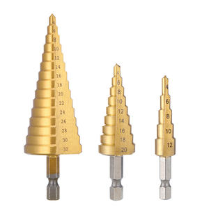 Factory Direct Multi-Functional Electric <b>Drill</b> Set Hexagonal Shank Pagoda <b>Drill</b> Bits Straight Flute <b>Drill</b> <b>Countersink</b> <b>Drills</b> - Product Image 1