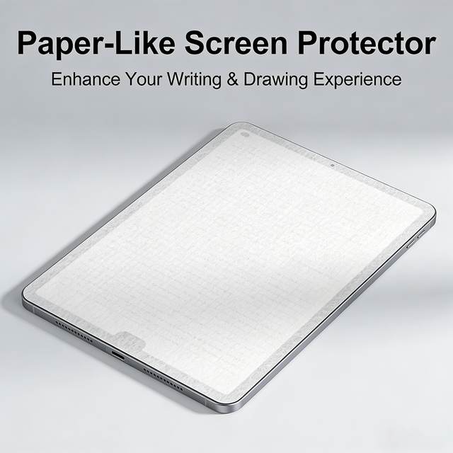 Universal Paperfeel PET Screen Protector | Ultra-Thin Anti-Glare Anti-Fingerprint Full Adhesive For All Tablets