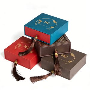 Boîte à Bracelets de Luxe Coulissante, Boîte de Rangement à Bijoux, Pochette en Velours, Estampage à Chaud, Logo Personnalisé, Fournisseur Direct d'Usine OEM - Vente Chaude - Product Image 2