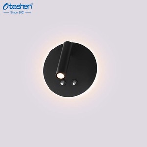 Lampada <span class=keywords><strong>da</strong></span> Parete LED Moderna Quadrata/Rotonda 6W 3000K Luce Calda per <span class=keywords><strong>Lettura</strong></span>, Montaggio a Superficie, per Hotel, Camera <span class=keywords><strong>da</strong></span> <span class=keywords><strong>Letto</strong></span> e Studio - Product Image 5