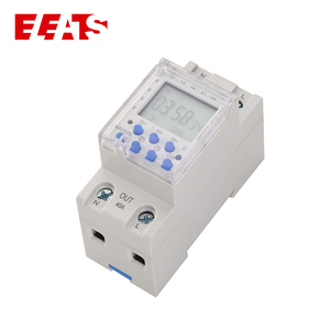 <span class=keywords><strong>Interruptor</strong></span> de Luz <span class=keywords><strong>Digital</strong></span> Semanal <span class=keywords><strong>Programable</strong></span> ELEATS con Temporizador Automático para Riel DIN, 220V CA, 24 Horas, 7 Días, 40A, para el Hogar - Product Image 1
