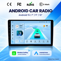 Radio de Auto Android Universal KZS de 7/9/10 Pulgadas, Doble DIN, Pantalla Dividida, Android Auto, CarPlay, Navegación GPS, Pantalla OLED