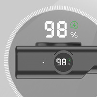 Chargeur sans fil magnétique 3-en-1 unique avec affichage numérique LED et support de téléphone pour montres, charge rapide