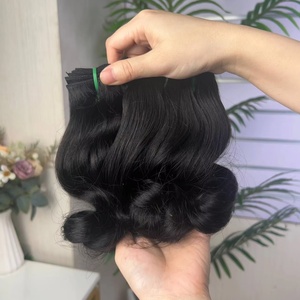 Extensions de cheveux bouclés Bouncy, qualité Super Double Drawn, 100% cheveux humains - Product Image 1