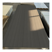 Panel de Cristal de Carbono con Grano Lineal, Color Gris Carbón, Retardante de Fuego, Resistente a la Humedad, para Renovación de Espacios Comerciales