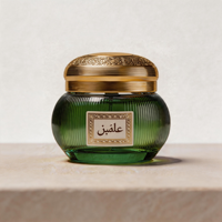 Bocaux cosmétiques et flacons de parfum de luxe vides avec emballage cadeau, contenants de stockage en verre pour Bakhoor