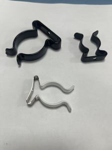 Độ chính xác cao 65Mn mùa xuân thép phẳng kim loại cáp dây U hình dạng kẹp Metric Ống Cáp kẹp với cao su bao phủ - Product Image 4