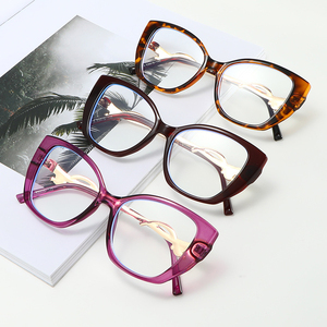 Monturas de Gafas Ópticas de Diseño para <span class=keywords><strong>Mujer</strong></span>, Estilo Ojo de Gato, Anti Luz Azul, con Logotipo Personalizado, Nuevas de Fábrica, Venta al Por Mayor - Product Image 4