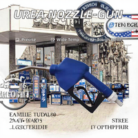 Otomatik plastik gövde üre nozul-gun 15mm/19mm nozullar 20-60L/min AdBlue AUS32 DEF benzin servis ekipmanı için akış hızı