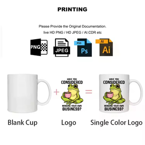Taza Mágica de Cerámica Personalizada de 11 oz con Tapa, Cambio de Color, <span class=keywords><strong>para</strong></span> Café, Sublimación, Impresión por Transferencia de Calor, <span class=keywords><strong>Tazas</strong></span> de Regalo - Product Image 5