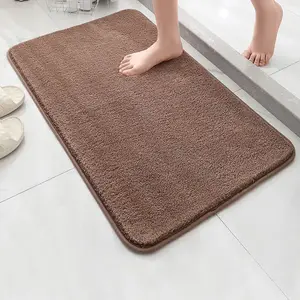 Solide Luxus supersoft rutsch feste saugfähige wasch bare Bad teppich Samt dicke Teppiche im Innenbereich