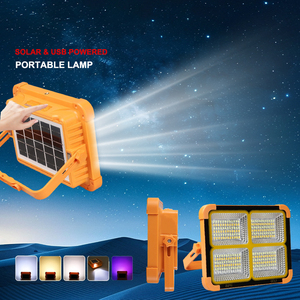 Ip66 <span class=keywords><strong>S</strong></span>ạc Di Động 100W LED Năng Lượng Mặt Trời Nhẹ Lũ Lụt Ánh <span class=keywords><strong>S</strong></span>áng Chợ Đêm Quầy Hàng Đa Chức Năng Khẩn Cấp Đèn Lồng Cho Đường Cắm Trại Ngoài Trời - Product Image 1
