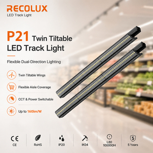 <span class=keywords><strong>Rail</strong></span> lumineux LED linéaire haute efficacité, <span class=keywords><strong>luminaire</strong></span> <span class=keywords><strong>sur</strong></span> <span class=keywords><strong>rail</strong></span> réglable pour l'éclairage de présentation en magasin d'alimentation - Product Image 1